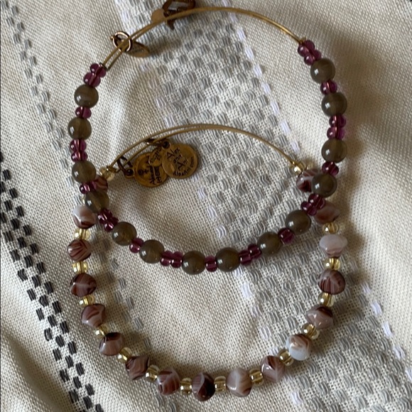 Alex and Ani vintage beaded bangles - Picture 1 of 4